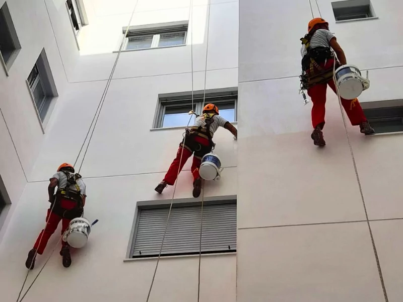 Trabajo en fachada